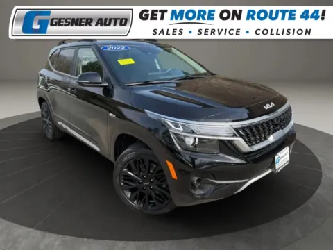 Black 2022 Kia Seltos Nightfall Sport Utility 4D for sale in Taunton, MA