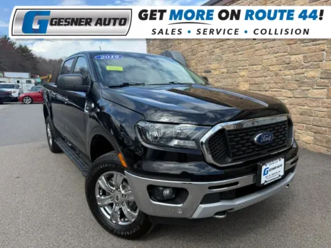 Black 2019 Ford Ranger SuperCrew XLT Pickup 4D 5 ft for sale in Taunton, MA