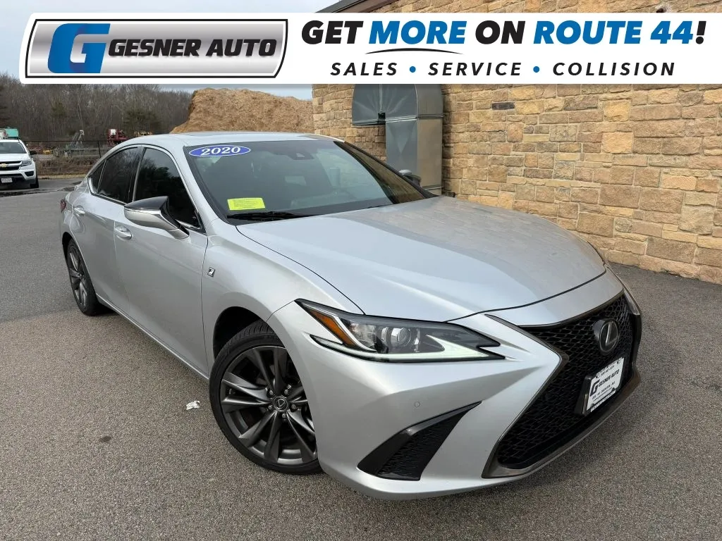 Silver 2020 Lexus ES 350 F SPORT Sedan 4D for sale in Taunton, MA