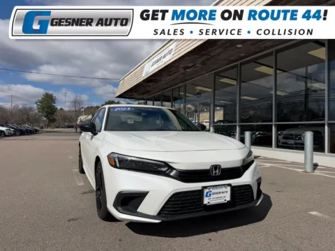 White 2023 Honda Civic Sport Sedan 4D for sale in Taunton, MA
