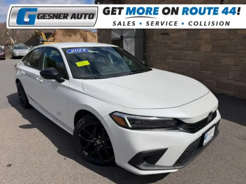 White 2023 Honda Civic Sport Sedan 4D for sale in Taunton, MA