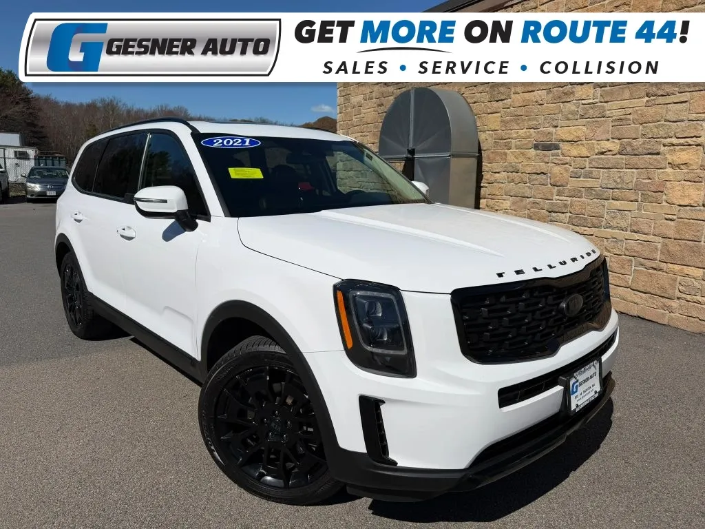 White 2021 Kia Telluride EX Sport Utility 4D for sale in Taunton, MA