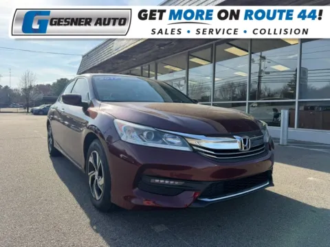 Red 2017 Honda Accord LX Sedan 4D for sale in Taunton, MA
