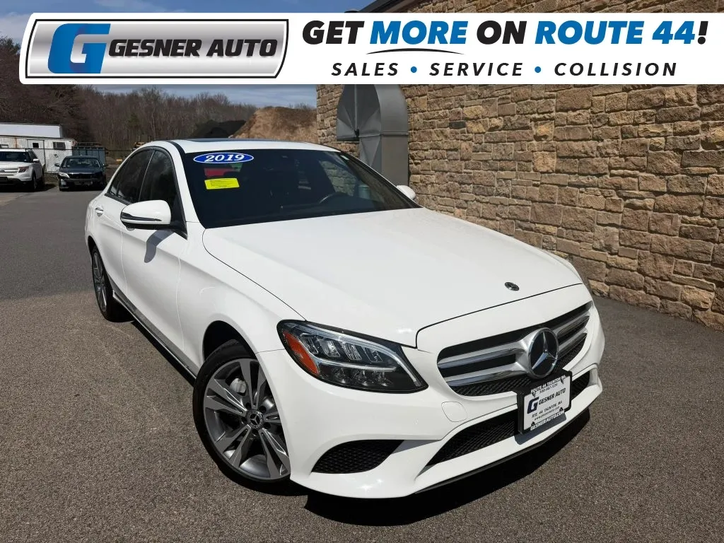 White 2019 Mercedes-Benz C-Class C 300 4MATIC Sedan 4D for sale in Taunton, MA