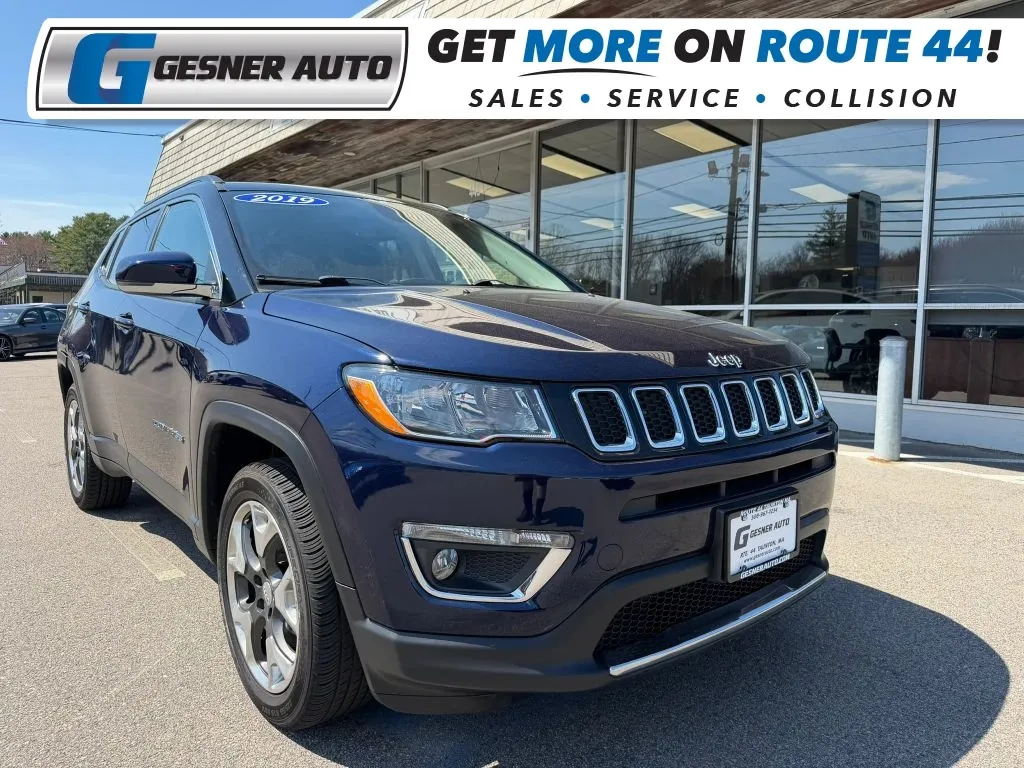 Blue 2019 Jeep Compass Limited Sport Utility 4D for sale in Taunton, MA