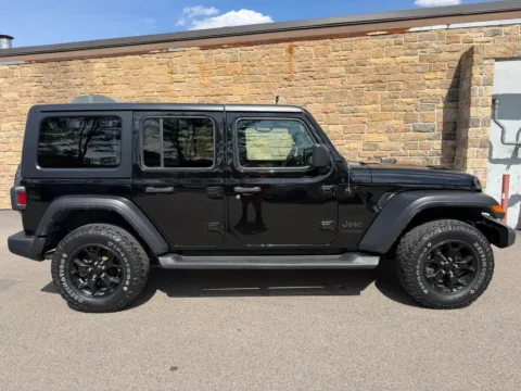 Another view of 2021 Jeep Wrangler Unlimited Willys Sport Utility 4D for sale in Taunton, MA at Gesner Auto