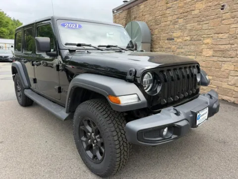 Photos of 2021 Jeep Wrangler Unlimited Willys Sport Utility 4D for sale in Taunton, MA at Gesner Auto