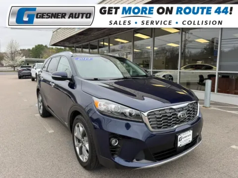 Blue 2019 Kia Sorento EX Sport SUV 4D for sale in Taunton, MA