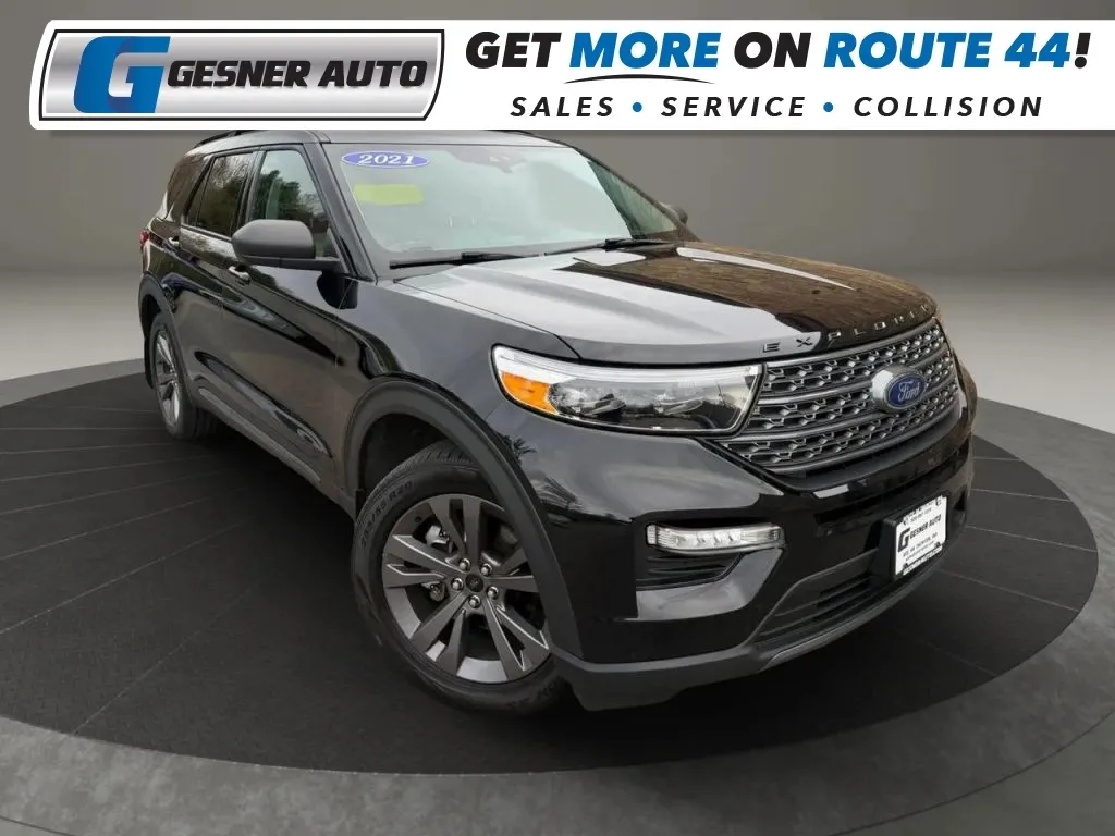 Black 2021 Ford Explorer XLT Sport Utility 4D for sale in Taunton, MA