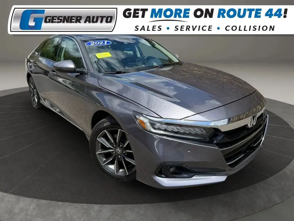 Gray 2021 Honda Accord EX-L Sedan 4D for sale in Taunton, MA
