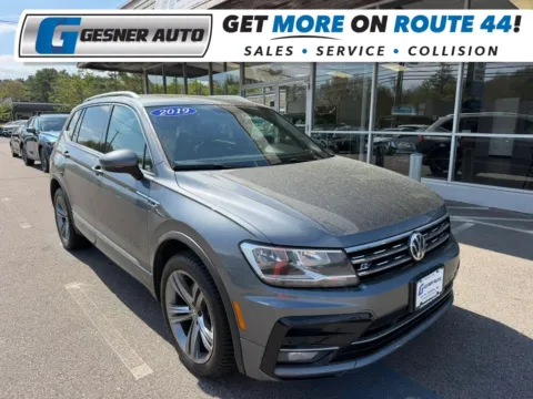 Gray 2019 Volkswagen Tiguan 2.0T SEL R-Line 4Motion Sport Utility 4D for sale in Taunton, MA