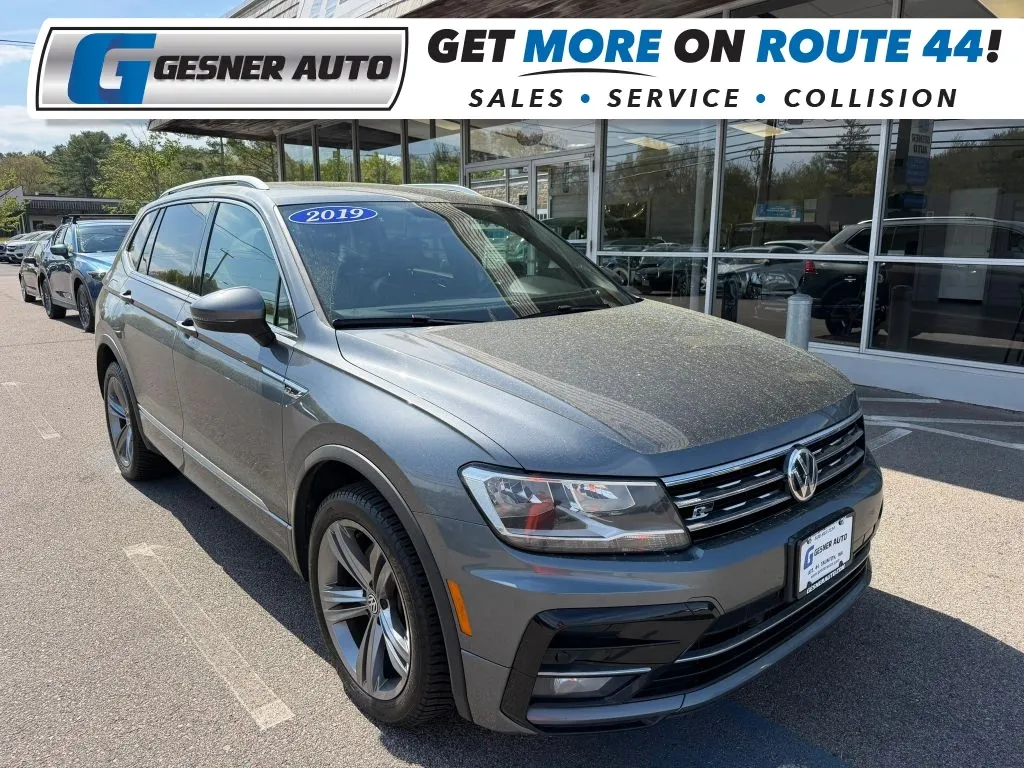 Gray 2019 Volkswagen Tiguan 2.0T SEL R-Line 4Motion Sport Utility 4D for sale in Taunton, MA