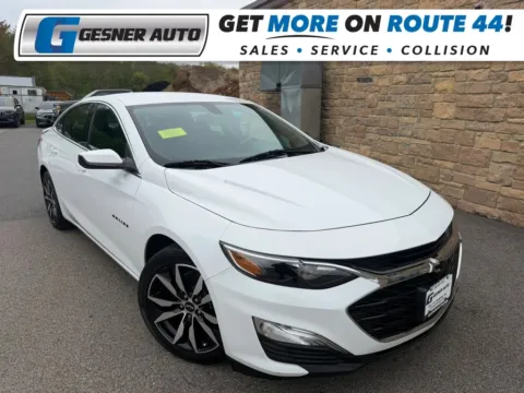 White 2022 Chevrolet Malibu RS Sedan 4D for sale in Taunton, MA