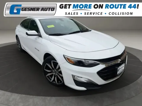 White 2022 Chevrolet Malibu RS Sedan 4D for sale in Taunton, MA