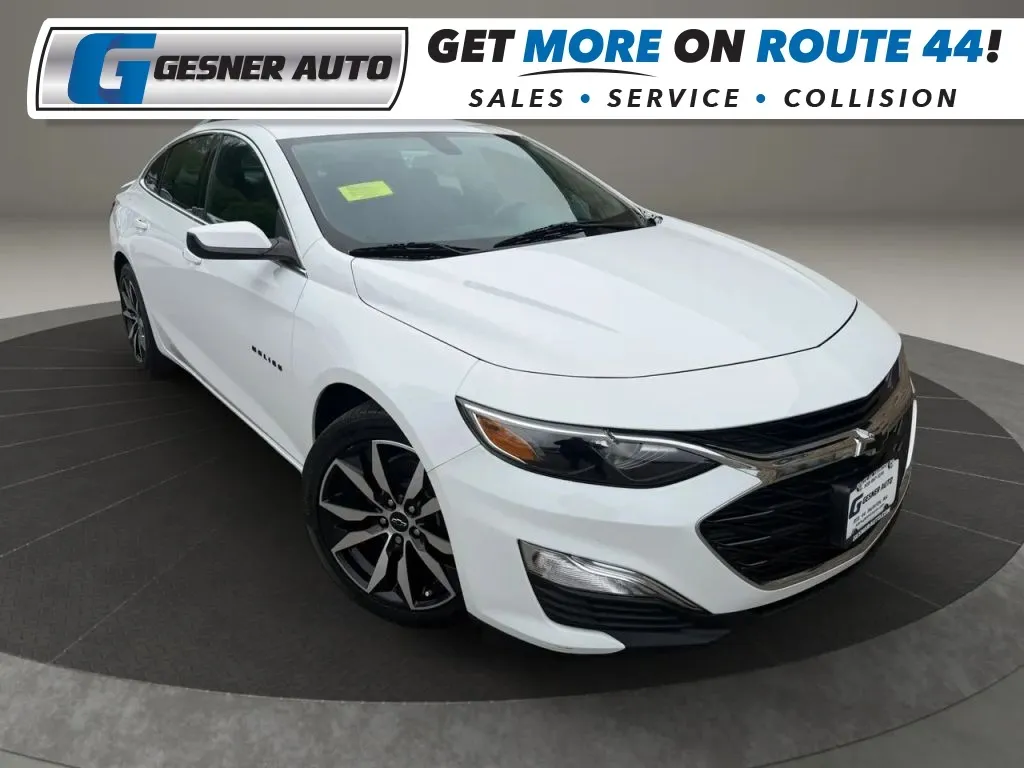 White 2022 Chevrolet Malibu RS Sedan 4D for sale in Taunton, MA