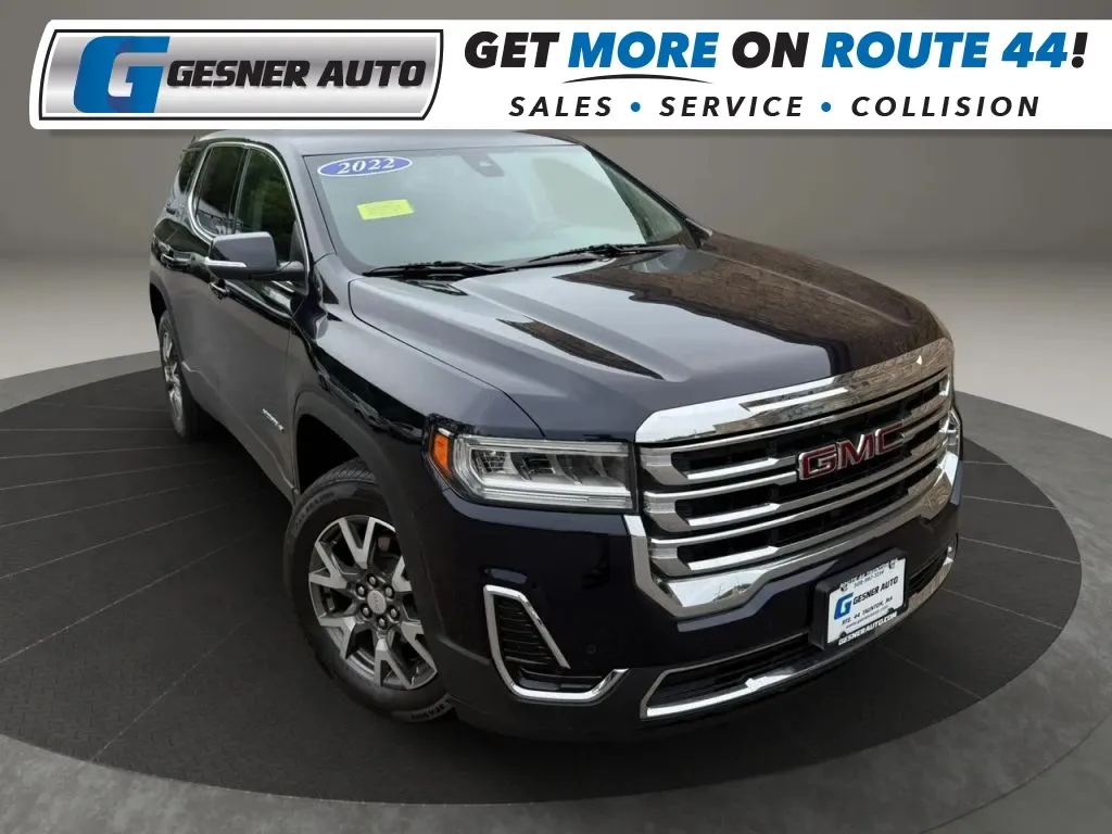 Blue 2022 GMC Acadia SLE Sport Utility 4D for sale in Taunton, MA