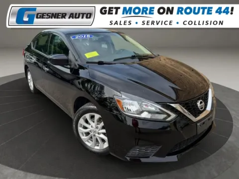 Black 2018 Nissan Sentra SV Sedan 4D for sale in Taunton, MA