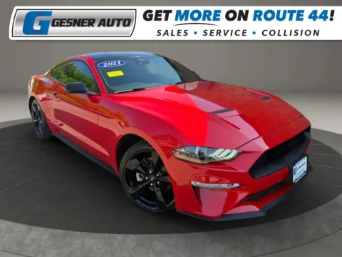 Red 2021 Ford Mustang EcoBoost Coupe 2D for sale in Taunton, MA