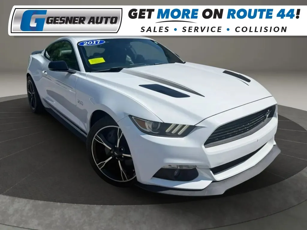 White 2017 Ford Mustang GT Premium Coupe 2D for sale in Taunton, MA
