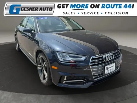Blue 2018 Audi A4 Premium Plus Sedan 4D for sale in Taunton, MA