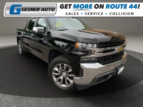 Black 2020 Chevrolet Silverado 1500 Crew Cab LT Pickup 4D 5 3/4 ft for sale in Taunton, MA