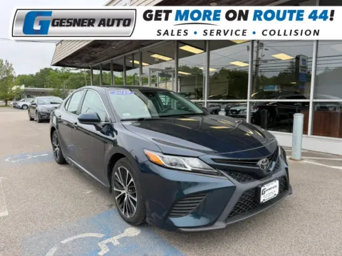 Blue 2019 Toyota Camry SE Sedan 4D for sale in Taunton, MA