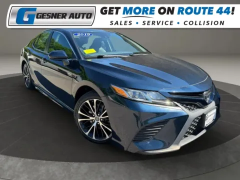 Blue 2019 Toyota Camry SE Sedan 4D for sale in Taunton, MA