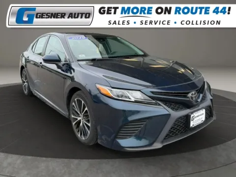 Blue 2019 Toyota Camry SE Sedan 4D for sale in Taunton, MA