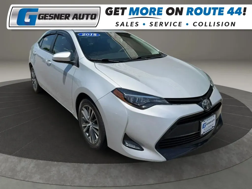 Silver 2018 Toyota Corolla LE Sedan 4D for sale in Taunton, MA