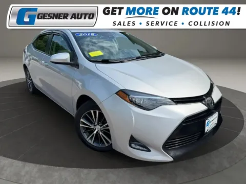 Silver 2018 Toyota Corolla LE Sedan 4D for sale in Taunton, MA