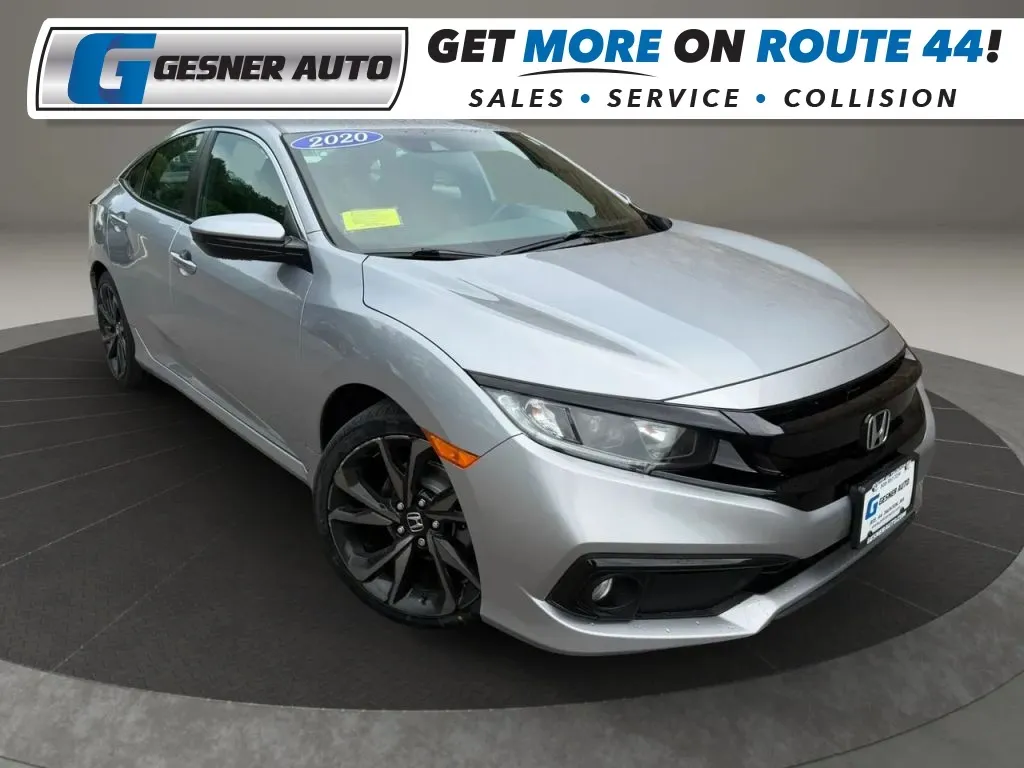 Silver 2020 Honda Civic Sport Sedan 4D for sale in Taunton, MA
