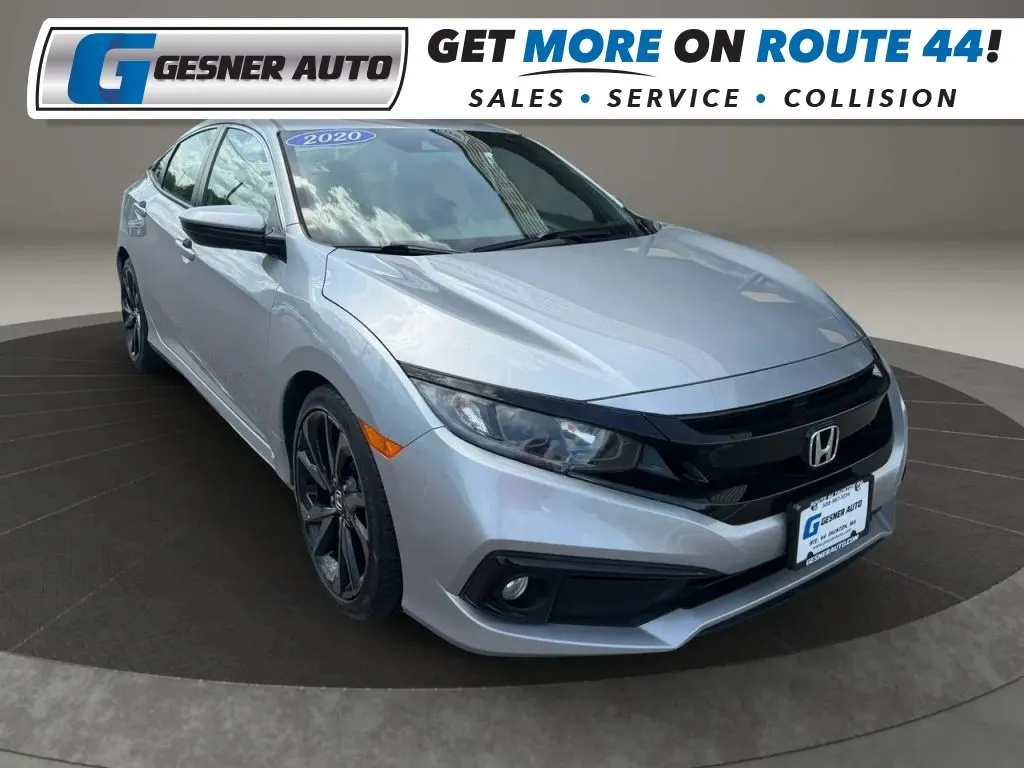 Silver 2020 Honda Civic Sport Sedan 4D for sale in Taunton, MA