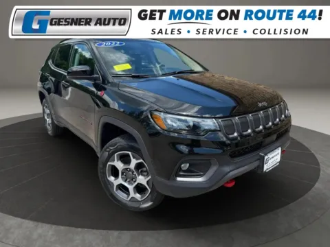 Black 2022 Jeep Compass Trailhawk Sport Utility 4D for sale in Taunton, MA
