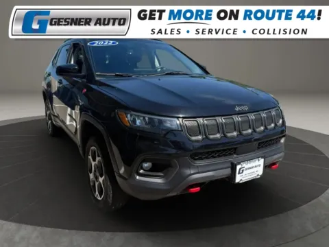 Black 2022 Jeep Compass Trailhawk Sport Utility 4D for sale in Taunton, MA