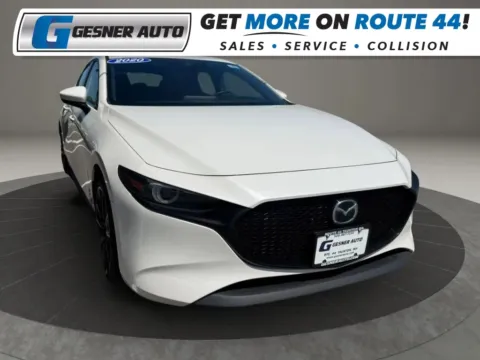 White 2020 MAZDA MAZDA3 Premium Hatchback 4D for sale in Taunton, MA