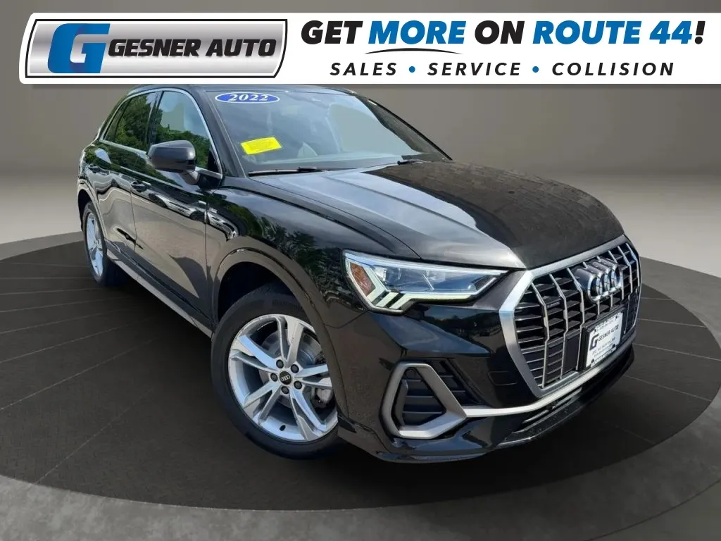 Black 2022 Audi Q3 45 TFSI S line Premium Plus Sport Utility 4D for sale in Taunton, MA