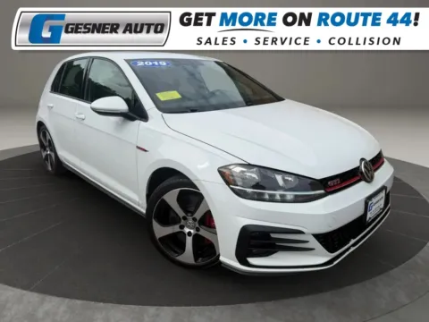 White 2019 Volkswagen Golf GTI S Hatchback Sedan 4D for sale in Taunton, MA