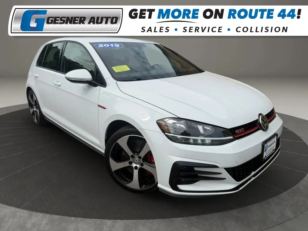 White 2019 Volkswagen Golf GTI S Hatchback Sedan 4D for sale in Taunton, MA