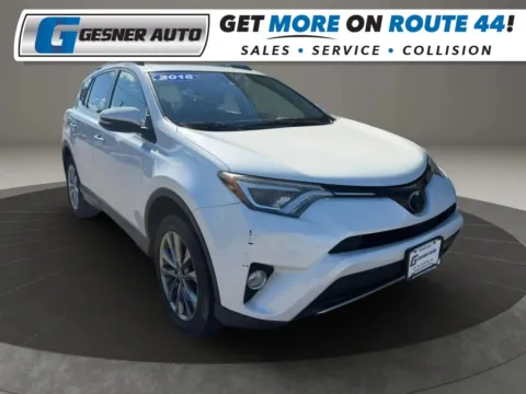 White 2018 Toyota RAV4 Limited Sport Utility 4D for sale in Taunton, MA