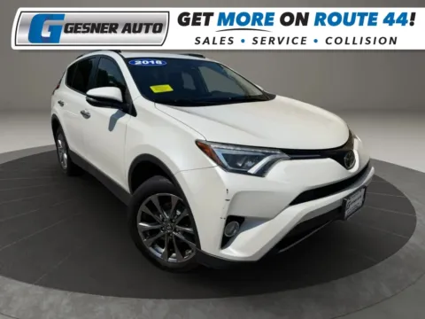 White 2018 Toyota RAV4 Limited Sport Utility 4D for sale in Taunton, MA