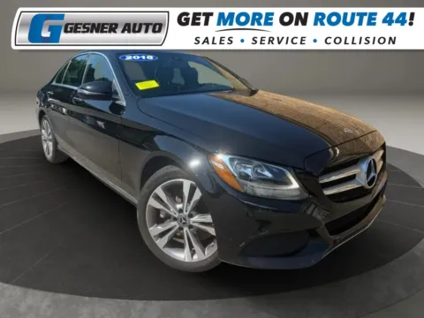 Black 2018 Mercedes-Benz C-Class C 300 4MATIC Sedan 4D for sale in Taunton, MA
