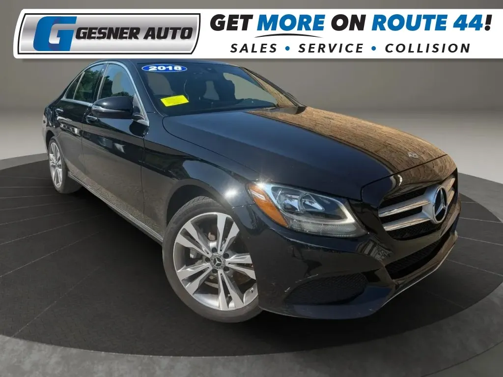 Black 2018 Mercedes-Benz C-Class C 300 4MATIC Sedan 4D for sale in Taunton, MA