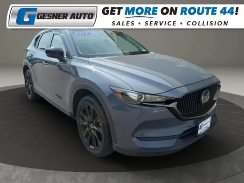 Gray 2021 MAZDA CX-5 Carbon Edition Sport Utility 4D for sale in Taunton, MA