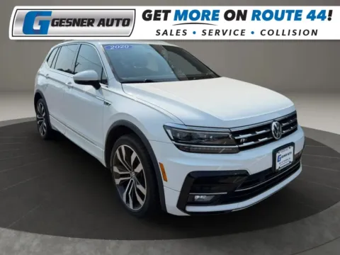 White 2020 Volkswagen Tiguan SEL Premium R-Line 4MOTION Sport Utility 4D for sale in Taunton, MA