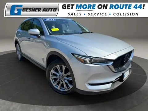 Silver 2021 MAZDA CX-5 Grand Touring Sport Utility 4D for sale in Taunton, MA