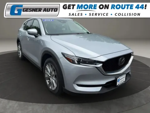 Silver 2021 MAZDA CX-5 Grand Touring Sport Utility 4D for sale in Taunton, MA