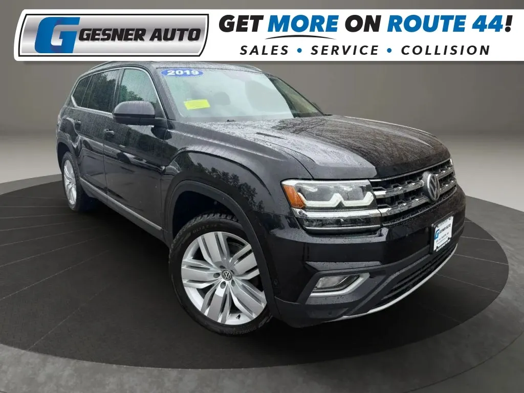 Black 2019 Volkswagen Atlas SEL Premium 4Motion Sport Utility 4D for sale in Taunton, MA