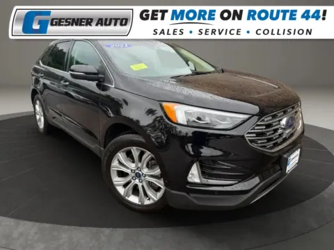 Black 2021 Ford Edge Titanium Sport Utility 4D for sale in Taunton, MA