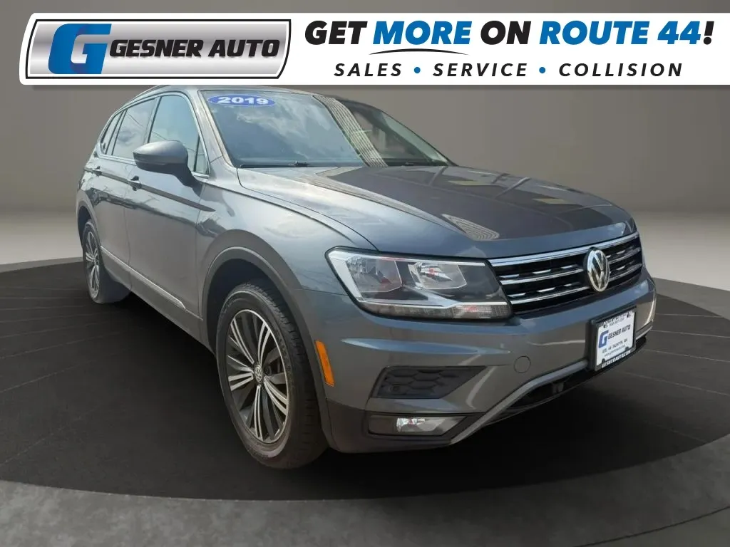 Gray 2019 Volkswagen Tiguan 2.0T SEL 4MOTION Sport Utility 4D for sale in Taunton, MA