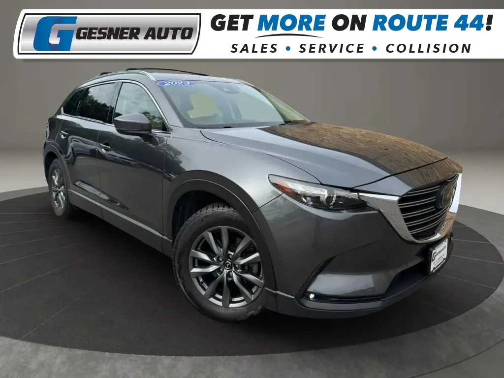 Gray 2023 MAZDA CX-9 Touring Sport Utility 4D for sale in Taunton, MA